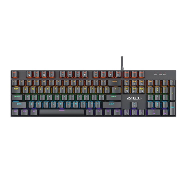 iMICE GK-600 USB Wired RGB Mechanical Metal Gaming Keyboard