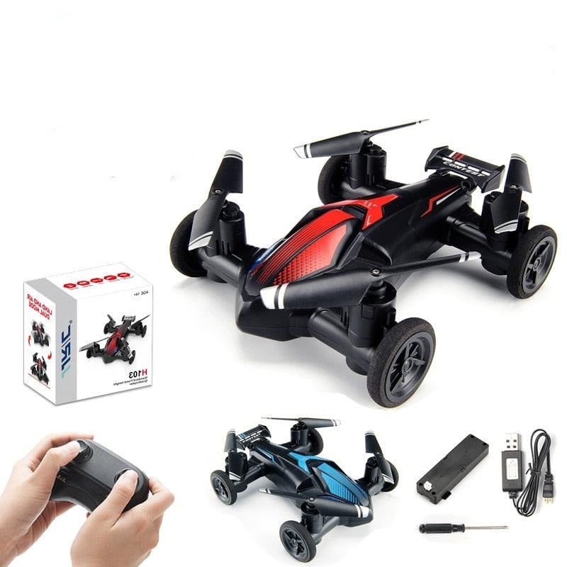 JJRC H103 Airplane - Land-Air Remote Control Airplane RC Car 4 Axis Headless Mini RC Quadcopter Drone Toy Altitude Hold 360 Degree Flip Blue
