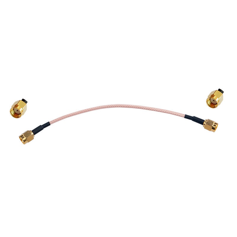 RJX 15cm RP-SMA Male to RP-SMA Male 50 Ohm LMR-200 Double Shielded Outdoor Coaxial Cable