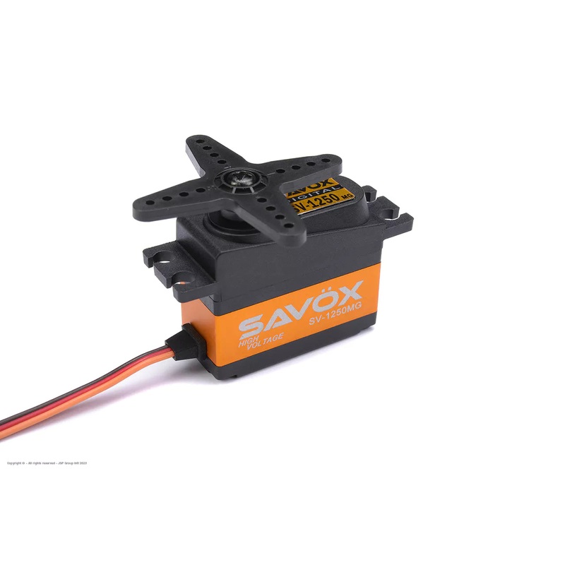Savox SV-1250MG+ Digital HV Coreless Metal Gear Micro Servo, 7.4V, 8kg Torque, 0.10s Speed
