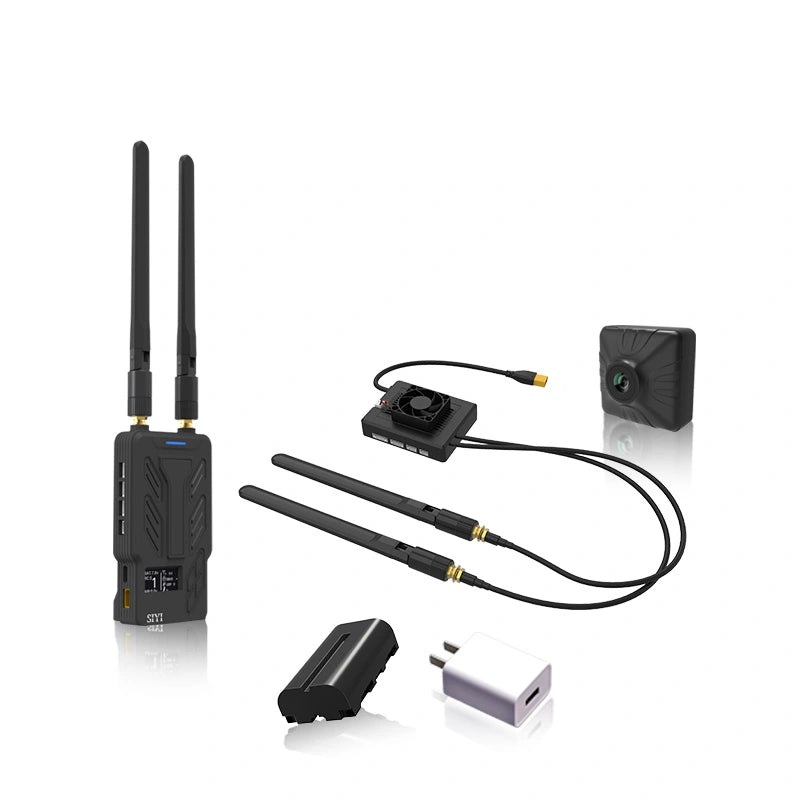 SIYI HM30 Full HD Digital Video Link - Radio System Transmitter Remote Control OLED Touchscreen 30KM 1080p 60fps 150ms FPV OSD HM30 FPV Combo