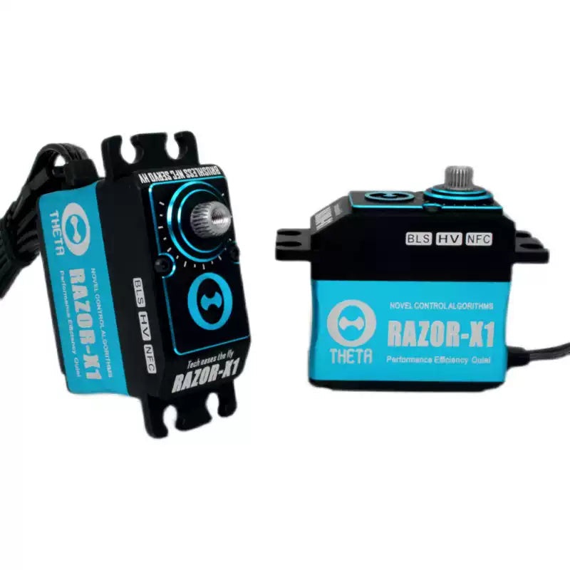 THETA Razor-X1 NFC HV Standard Brushless Servo - Android NFC Programmable, Up to 52 kg*cm @ 8.4 V