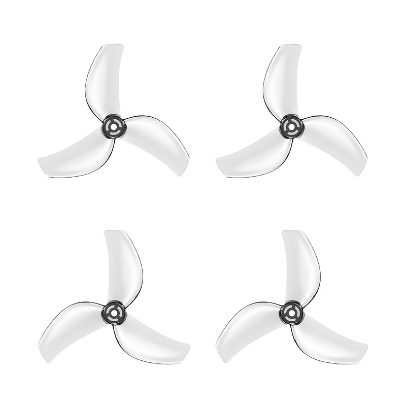 Gemfan 1611 3-Blade Propellers (1.5mm Shaft) Transparent Grey
