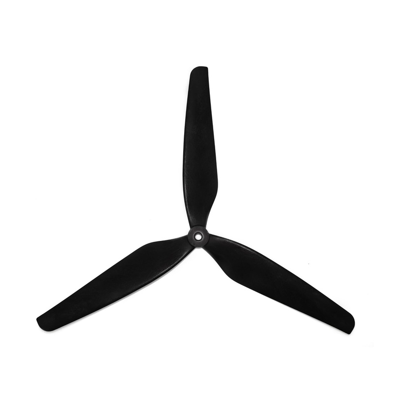 HQProp 13X6.5X3 3-Blade Propeller Set (1CW+1CCW), Glass Fiber Reinforced Nylon, Black