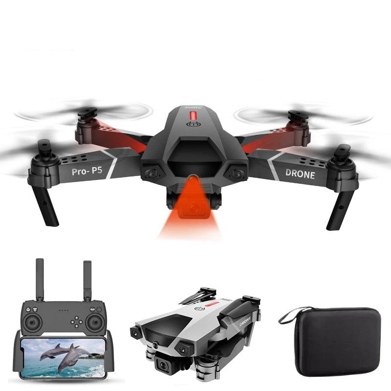S1max drone - Infrared Sensor Obstacle Avoidance RC Drone Professional 4K HD Dual Camera APP Control Aerial Photography Children's Gift Single1080P Black