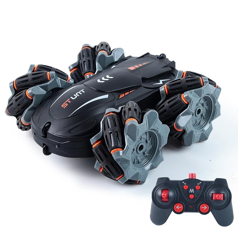 4WD RC Car Drift Stunt Car - 360 Degree Rotating Remote Control Gift Drift Car Off-road Car Racing Machine Model Vehicle Gift Kid RC CAR-Blue