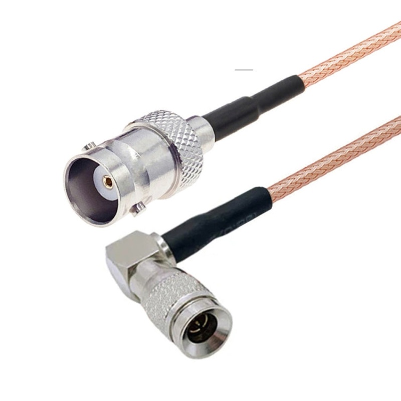 50cm CC4 Male Elbow To BNC Female Connector Cable RG179 Coaxial RF Wire