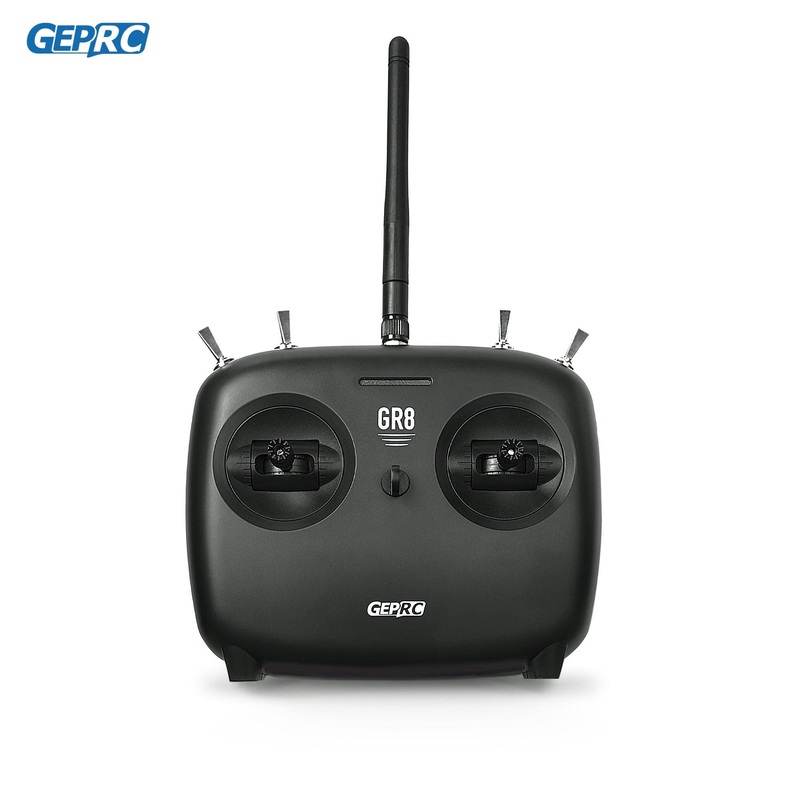 GEPRC TinyRadio GR8 Remote Controller - Ride Through Aircraft Multi-rotor Model Suitable For RC FPV Quadcopter Tinygo Series Drone FPV Drone Controllers GR8 MOD1(R throttle)