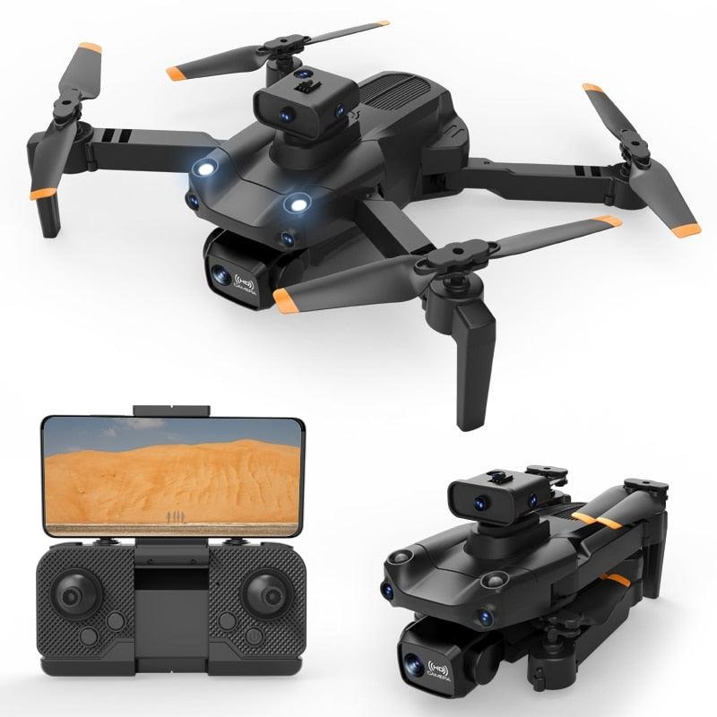 S172 Max Drone - Optical Flow Positioning Five-sided Obstacle Avoidance Drone 4K GPS WIFI FPV Folding Four-axis RC Helicopter Toy Black-4K-Bag-1B