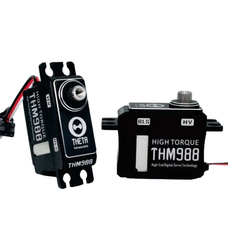 THETA THM988 HV Mini Brushless Servo - High Voltage High Torque Mini Servo, Futaba Horn Compatible