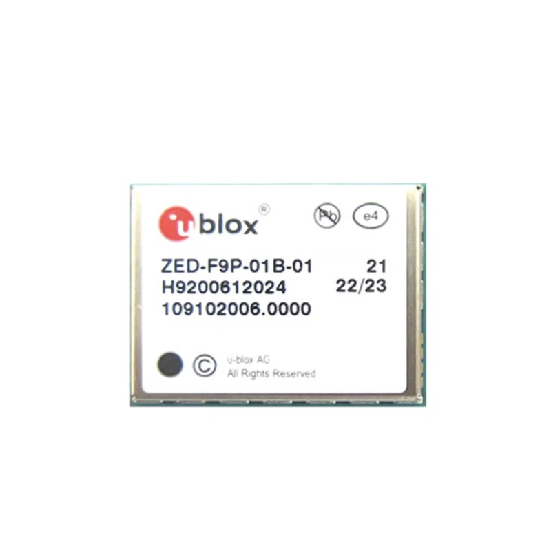 u-blox ZED-F9P-01B GNSS RF Receiver Module, Multi-Band GPS/GLONASS/Galileo/BeiDou, 54-LGA