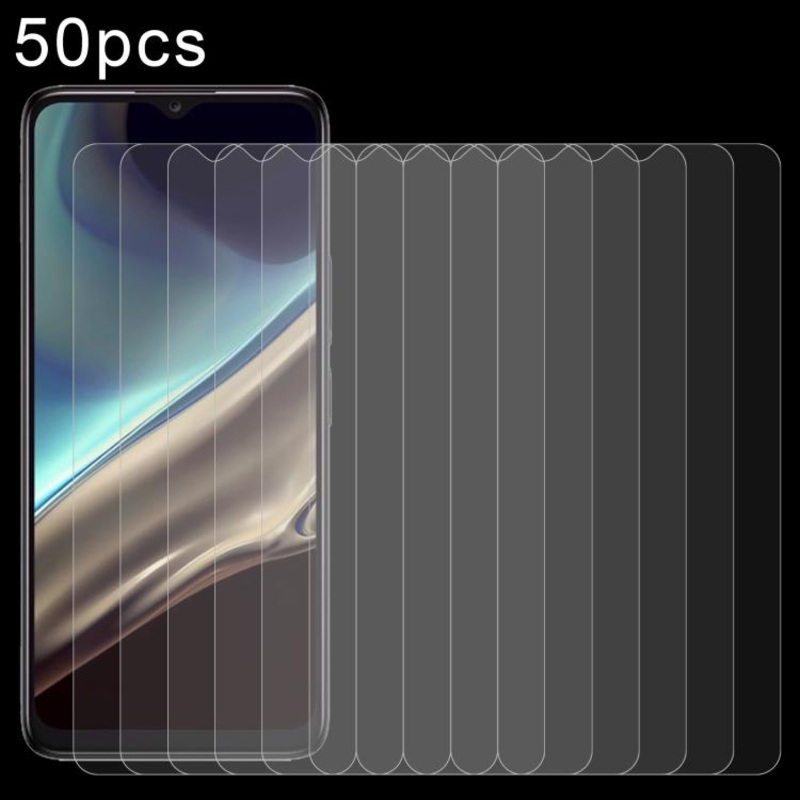 For TCL 406s 50pcs 0.26mm 9H 2.5D Tempered Glass Film