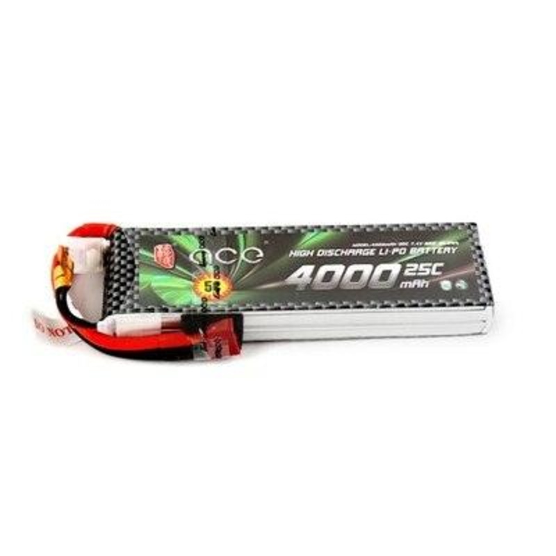 Gens ACE Lipo 3S Battery 25C 11.1V 1300/4000mAh with T/XT60 Plug Four Axis Fixed Wing Car Boat 1300mAh T Plug