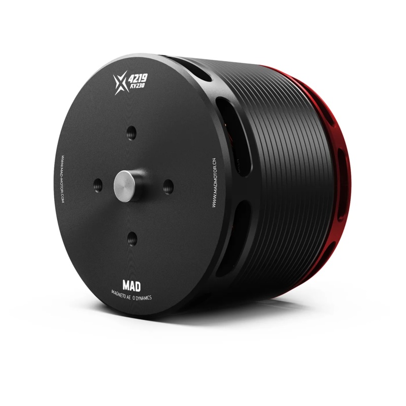 MAD X4219 Long Shaft eVTOL Airplane Drone Motor (270KV/550KV/600KV), IP35, up to 6.8 kgf