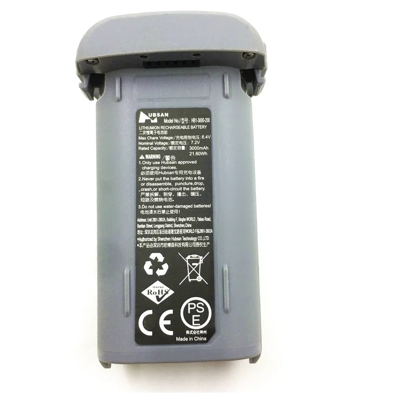 Orignal Hubsan Zino Mini Pro Drone Battery (7.2V 3000mAh ) gray battery