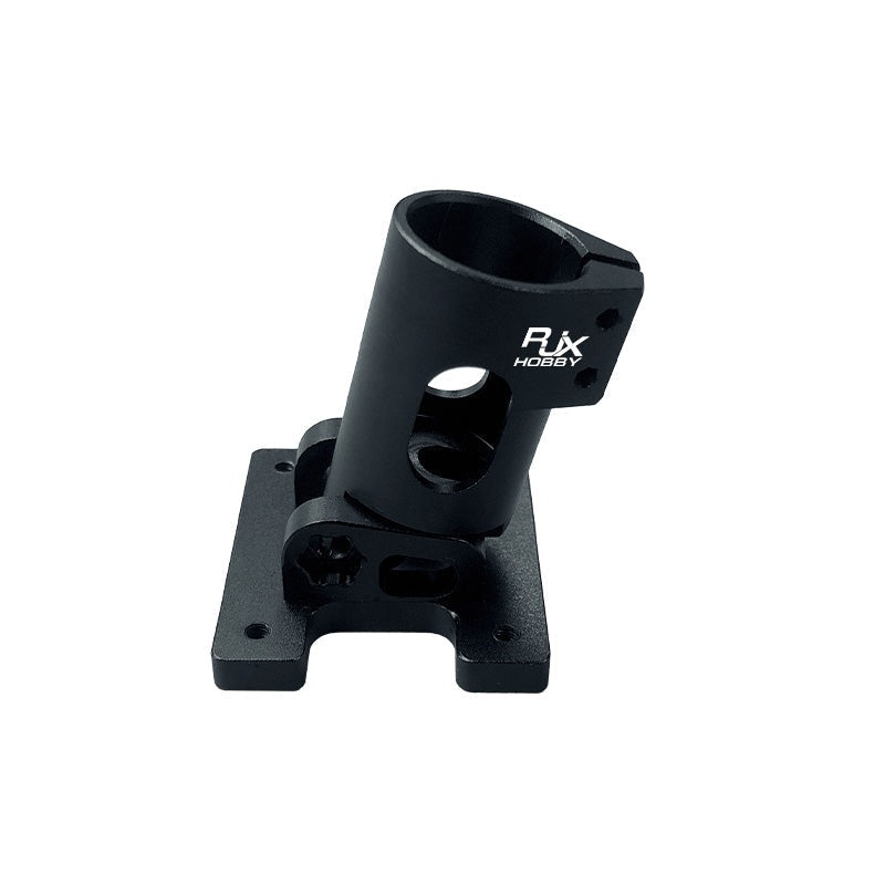 RJX 80 D20mm Landing Gear Fixed Connector Holder, 3036mm Pitch, Aluminum Alloy, Black
