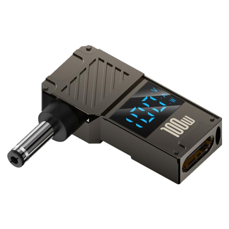 100W Computer Charging Digital Display Adapter, Specification:Type-C to DC4.0x1.35mm