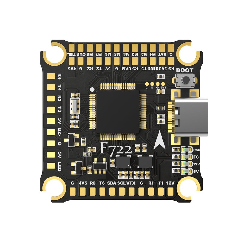 BrotherHobby Returner 3-8S F722 Betaflight Flight Controller, Type-C, Dual ICM-42688, 256M Blackbox