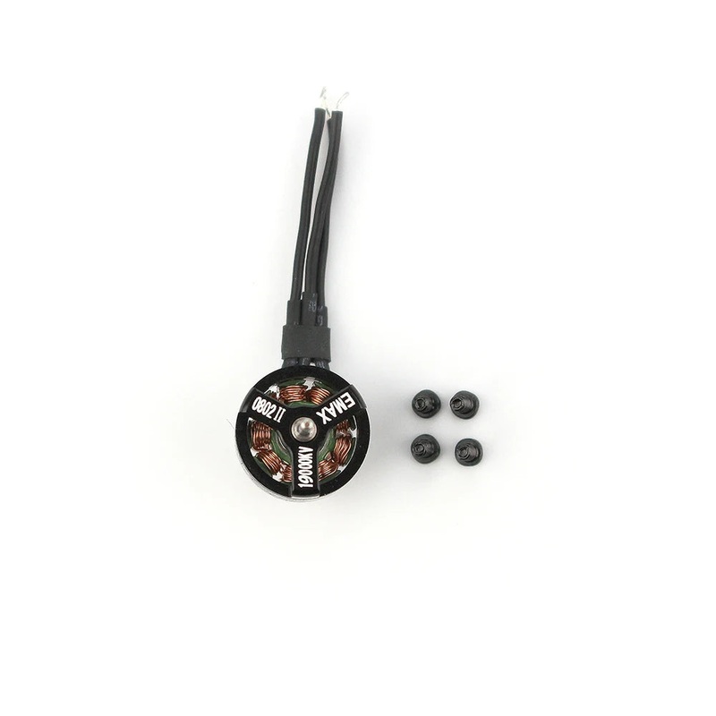 EMAX Nanohawk Spare Parts - 0802 19000kv Brushless Motor for FPV Racing Drone RC Plane 4pcs
