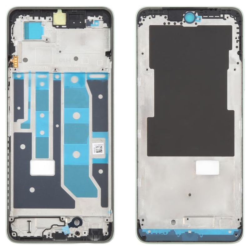 For Realme C67 4G RMX389 Front Housing LCD Frame Bezel Plate (Green)