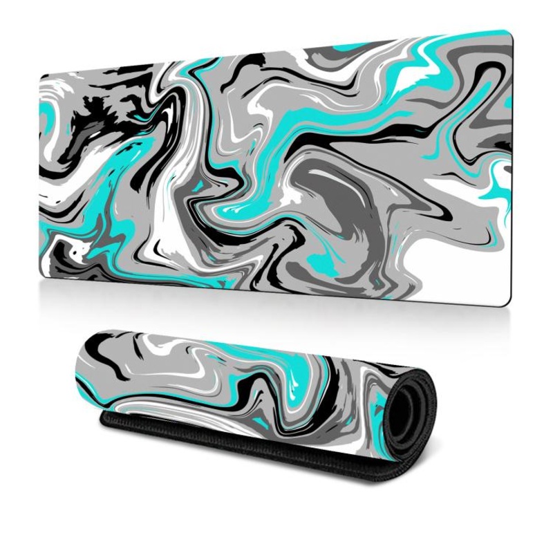 Large Abstract Mouse Pad Gamer Office Computer Desk Mat, Size: 300x600x2mm(Abstract Fluid 15)