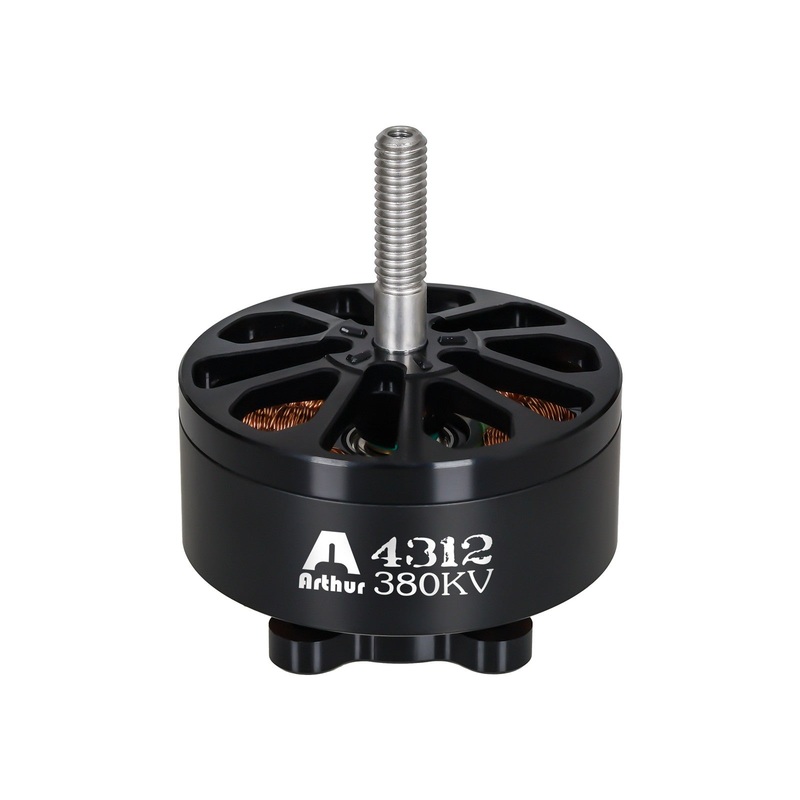 Flashhobby Arthur A4312 380KV Brushless Motor 12N14P, 209.8g, 30x30mm M4 mount, 6.0mm shaft, 50.5x35.1mm