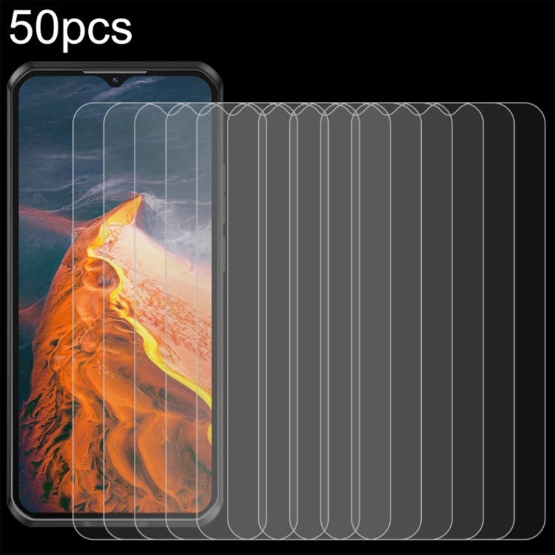For Oukitel WP50 50pcs 0.26mm 9H 2.5D Tempered Glass Film