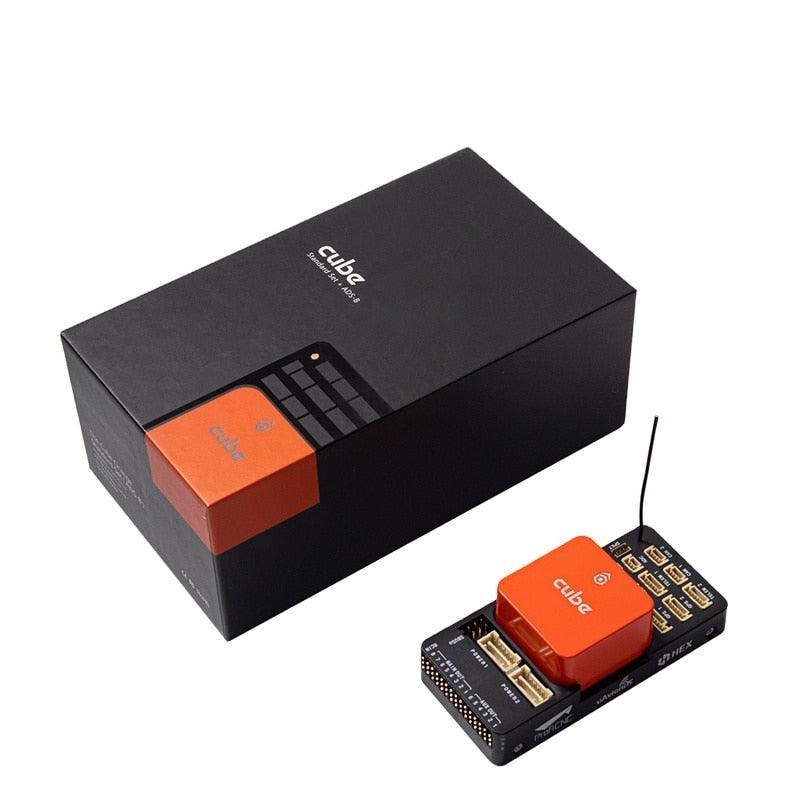 PX4 HEX Pixhawk Cube Orange With Here 3 GPS GNSS m8p W/ ADS-B Carrier Board Support S. Bus CPPM DSM Flight control Orange cube
