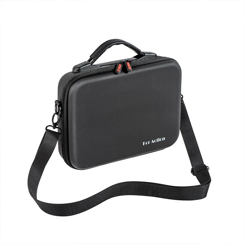 STARTRC PU Storage Bag for DJI Action 5 Pro Hard Carrying Case Travel Shoulder Bag for Osmo Action 5 Pro Accessories
