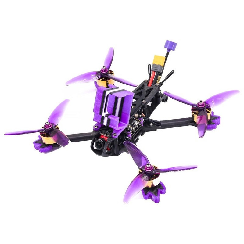 TCMMRC LAL5 Racing Drone - 4K HD 2307 2450KV Radio Control Drone Kit Wheelbase 225mm Freestyle FPV Racing Drone with Caddx Camera 60A ESC 4S(2450kv XM)