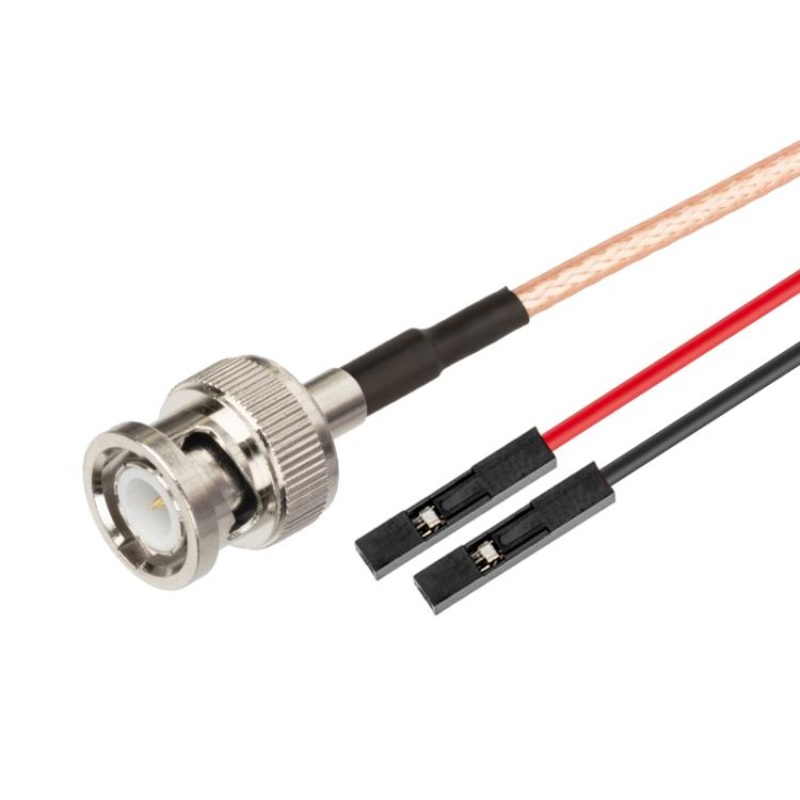 BNC Male To Dual DuPont Female RG316 RF Test Extension Adapter Cable(1m)