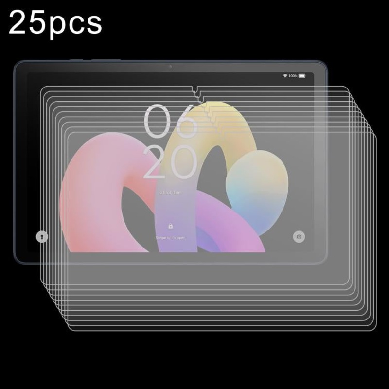 For TCL Tab 10L Gen4 10.1 inch 25pcs 9H 0.3mm Explosion-proof Tempered Glass Film