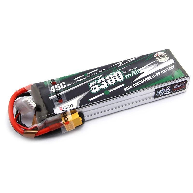 Gens ACE Lipo 3S Lithium Battery 11.1V 800 1000 1300 1800 2200 3300 4000 5300MAH 15C 20C 25C Four Axis Car Drone Batteries 3S 450mAh 45C JST