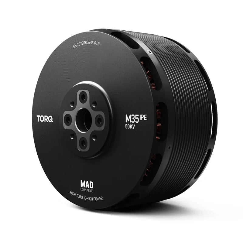MAD TORQ M35 IPE Drone Motor - 24S 50KV 80KV 53.8kgf Brushless Motor for UAV for Large-scale Multi-rotorelectric Paraglider 80KV