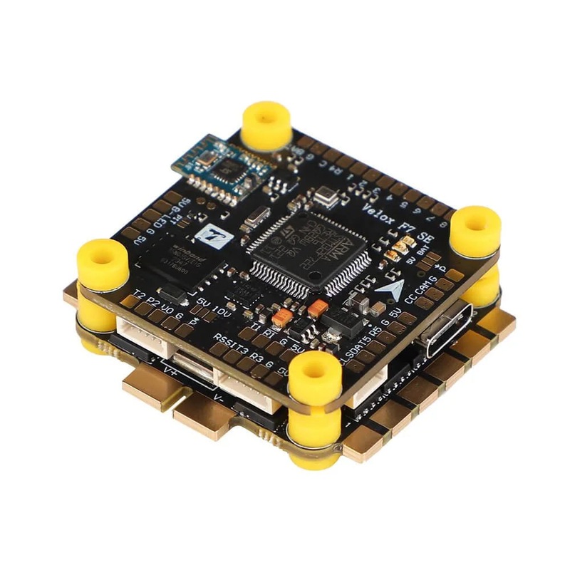 T-Motor Velox Full Function FPV Stack: F7 SE Flight Controller + V50A SE 6S AM32 4-in-1 ESC