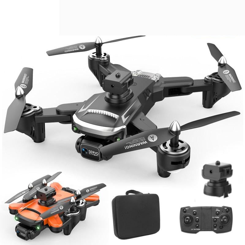 XS011 Drone - 4K RC Profesional HD Camera with Obstacle Avoidance Brushless Foldable Quadcopter Remote Helicopter Kids Toys orange-No camera-1B