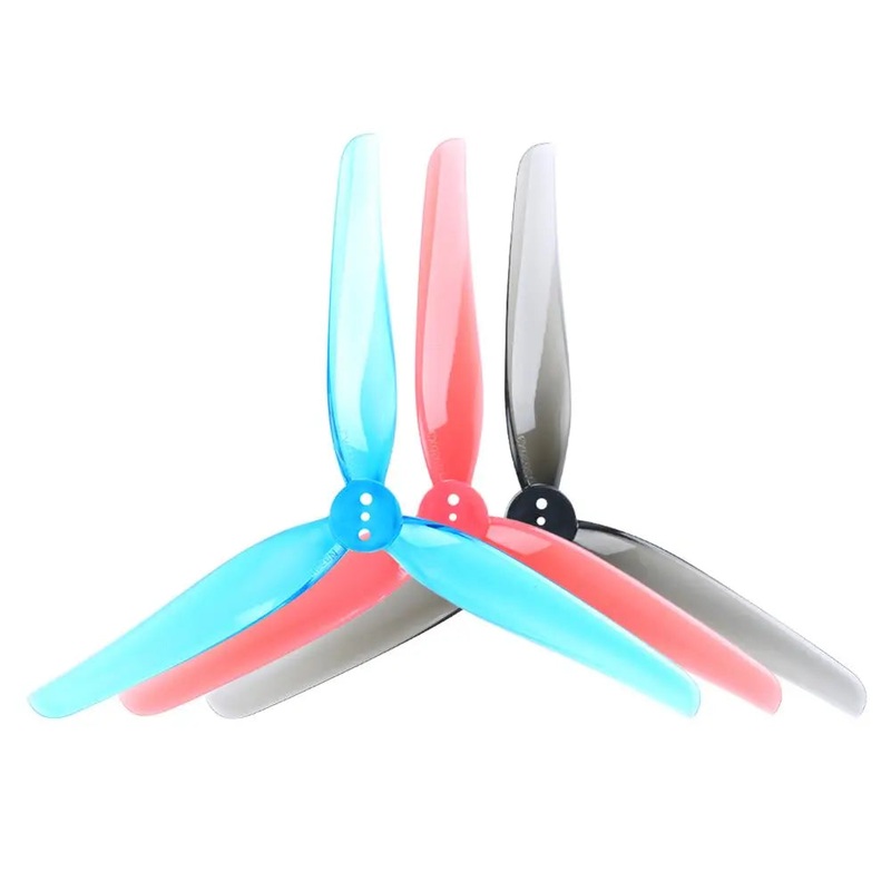 20pcs/10pairs iFlight Nazgul 5030 5inch 3 blade/tri-blade propeller prop compatible with iFlight XING 2005 motor for FPV part crystal grey