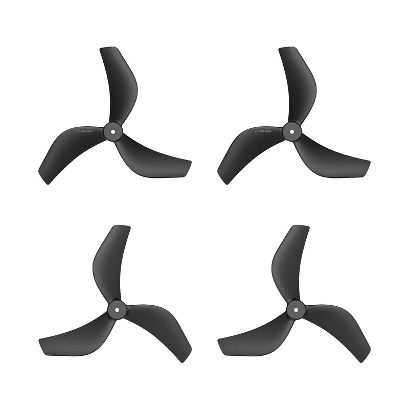 Gemfan 2218 3-Blade Propellers (1.5mm Shaft) Black