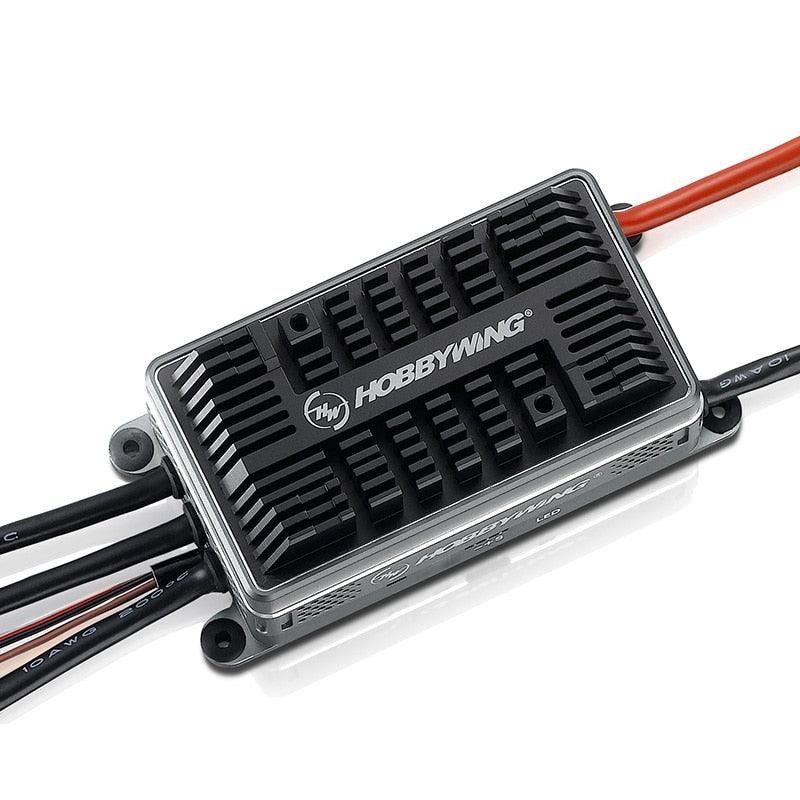 Hobbywing Platinum HV 200A V4.1 6-14S Lipo SBEC / OPTO Brushless ESC for RC Drone Quadrocopter 700/800 RC Helicopter Aircraft 200A-SBEC With Bec