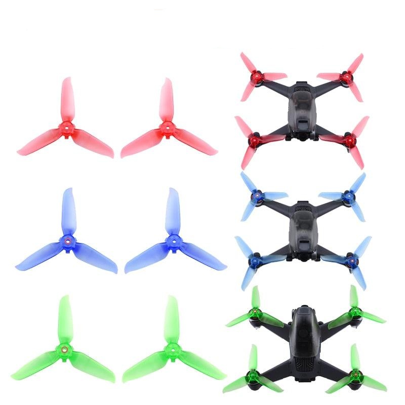 5328S Color Propellers For DJI FPV Combo - Props Paddle Blade Replacement Wing Fan Spare Part for DJI FPV Drone Accessories red 1 pair