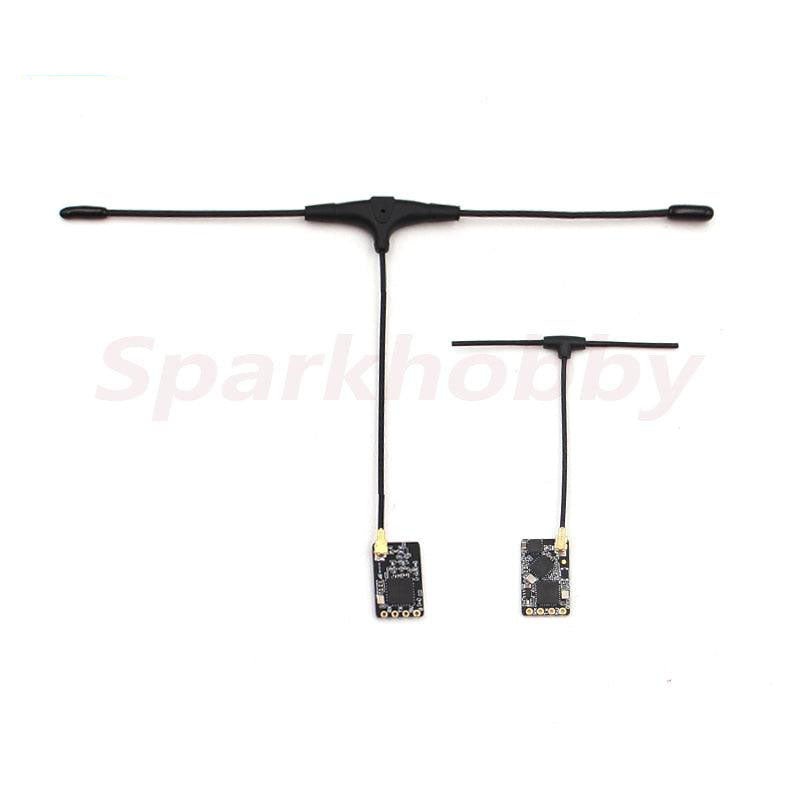 BAYCK ELRS 915MHz / 2.4GHz NANO ExpressLRS Receiver with T type Antenna Support Wifi upgrade for RC FPV Traversing Drones Parts 1PC ELRS 915 NANO