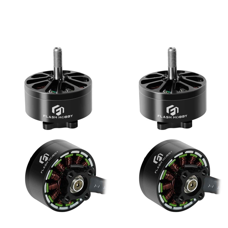 Flashhobby Arthur A3110 900KV Brushless Motor 12N14P, 87g, 37.1 x 27mm, 5.0mm Shaft, 19 x 19mm Mount (M3 x4)