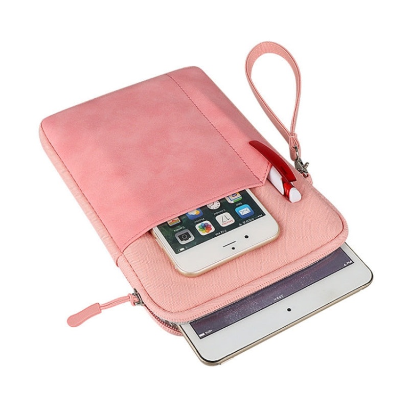 For 10.8 inch or Below Tablet ND00S Felt Sleeve Protective Case Inner Carrying Bag(Pink)