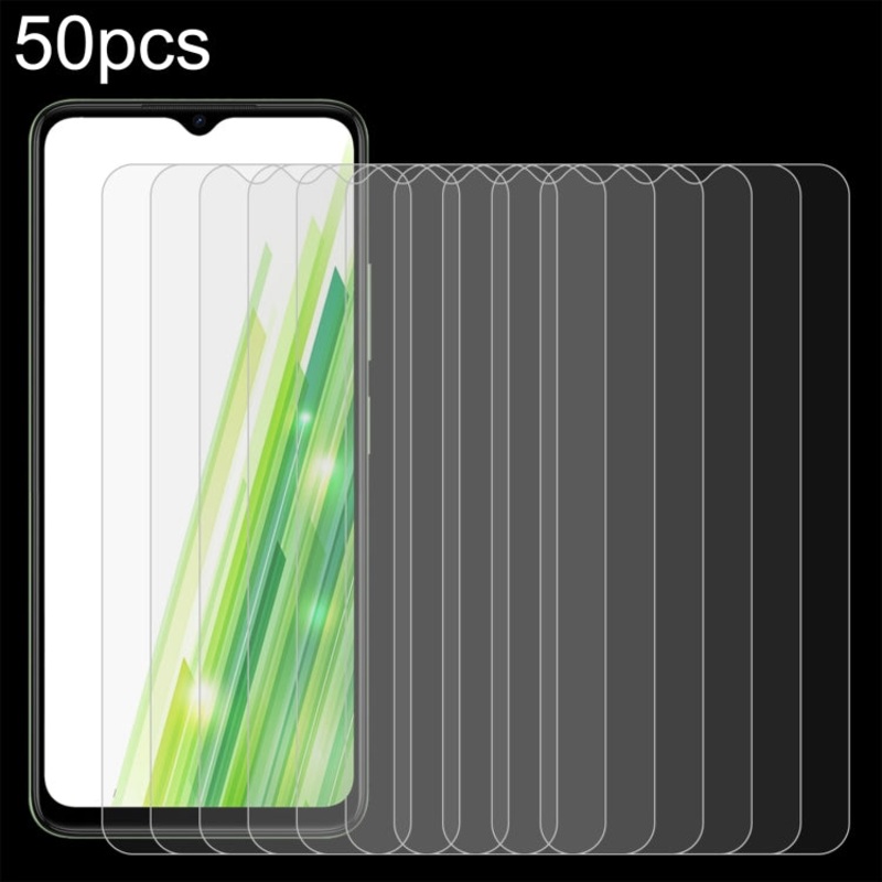 For itel P55 5G 50pcs 0.26mm 9H 2.5D Tempered Glass Film