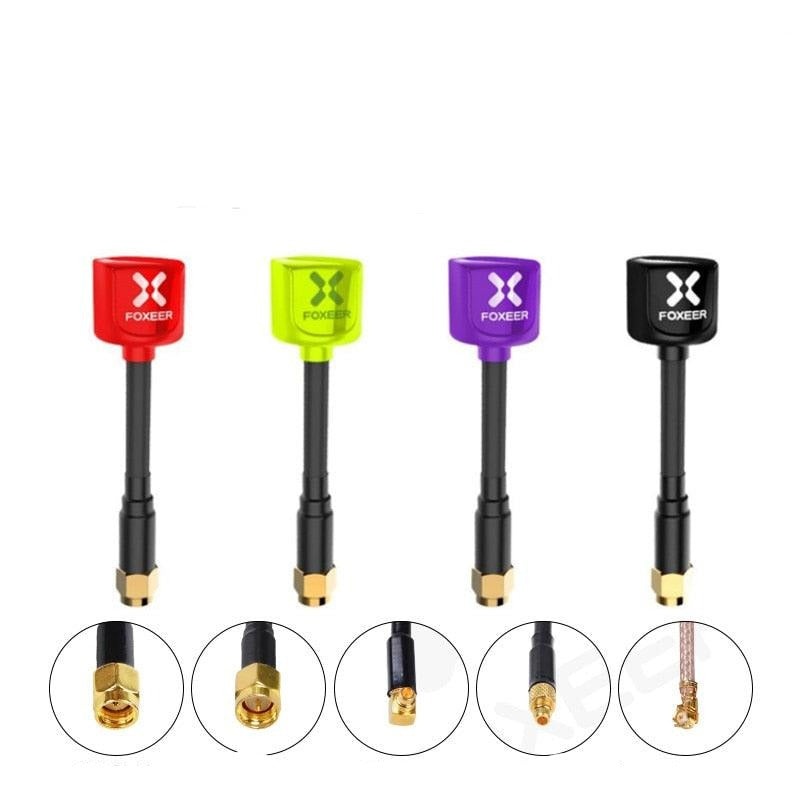 Foxeer Lollipop 3 Micro Lollipop V4 Omni 5.8G 2.5dBi Antenna RHCP MMCX Right Angle Straight RHCP UFL Super Mini For RC FPV Drone 1pcs Black RPSMA V4