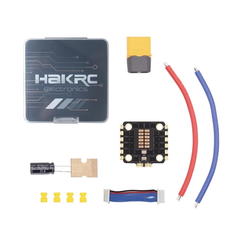 HAKRC BLS 8B 35A 4-in-1 ESC For FPV Drone 26S, 20x20mm Mount, Damped Light, BLHeli Firmware