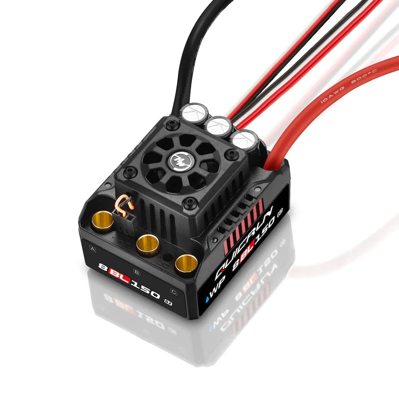 HobbyWing QuicRun 8BL150 G2 150A 3-6S Waterproof Brushless Speed Controller ESC For 1/8th Truck Monster truck T plug