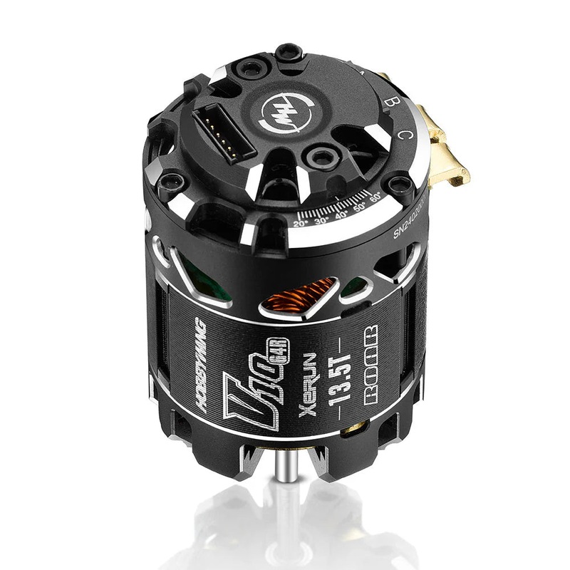 Hobbywing XeRun V10 G4R ROAR Sensored Brushless Motor for 1/10th RC Cars (13.5T/17.5T/21.5T)