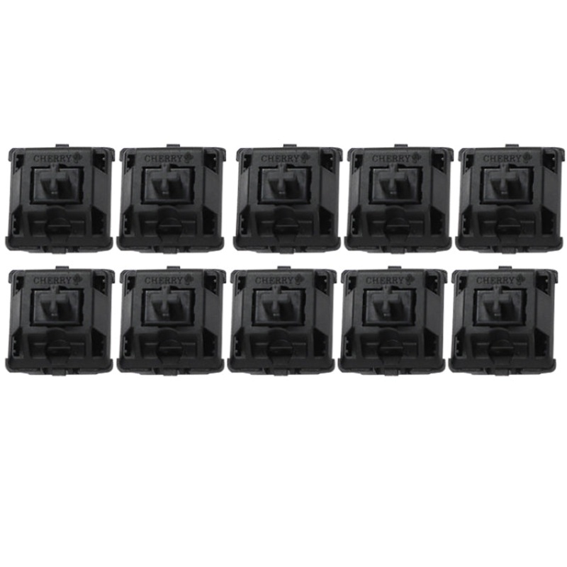 10PCS Cherry Shaft MX Switch Linear Keyboard Shaft, Color: Black Shaft