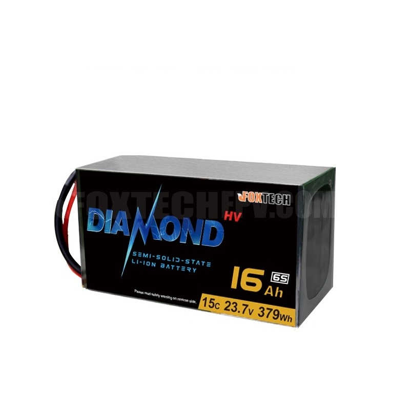 Diamond 6S HV 23.7V Series Semi Solid State Li-ion Battery - 4.45V/Cell 275Wh/kg 16000mAh 20000mAh 26000mAh 33000mAh 44000mAh Lithium Battery For UAV Drone